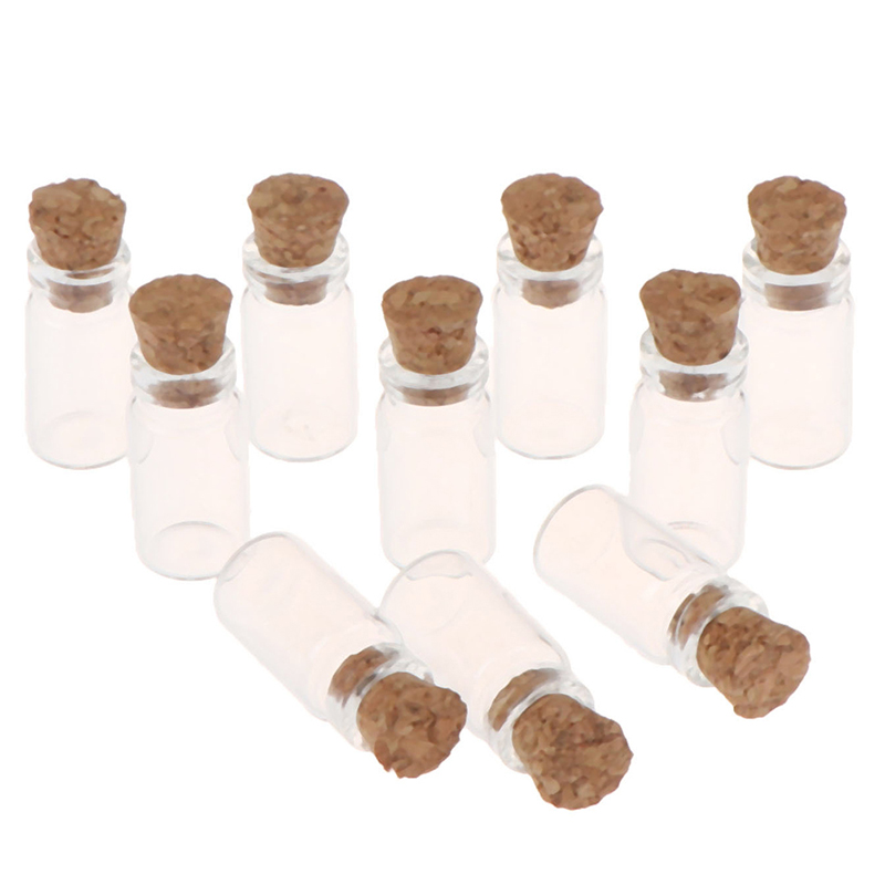 Food Storage Glass Jar - 10 قطع من أوعية زجاجية مصغرة