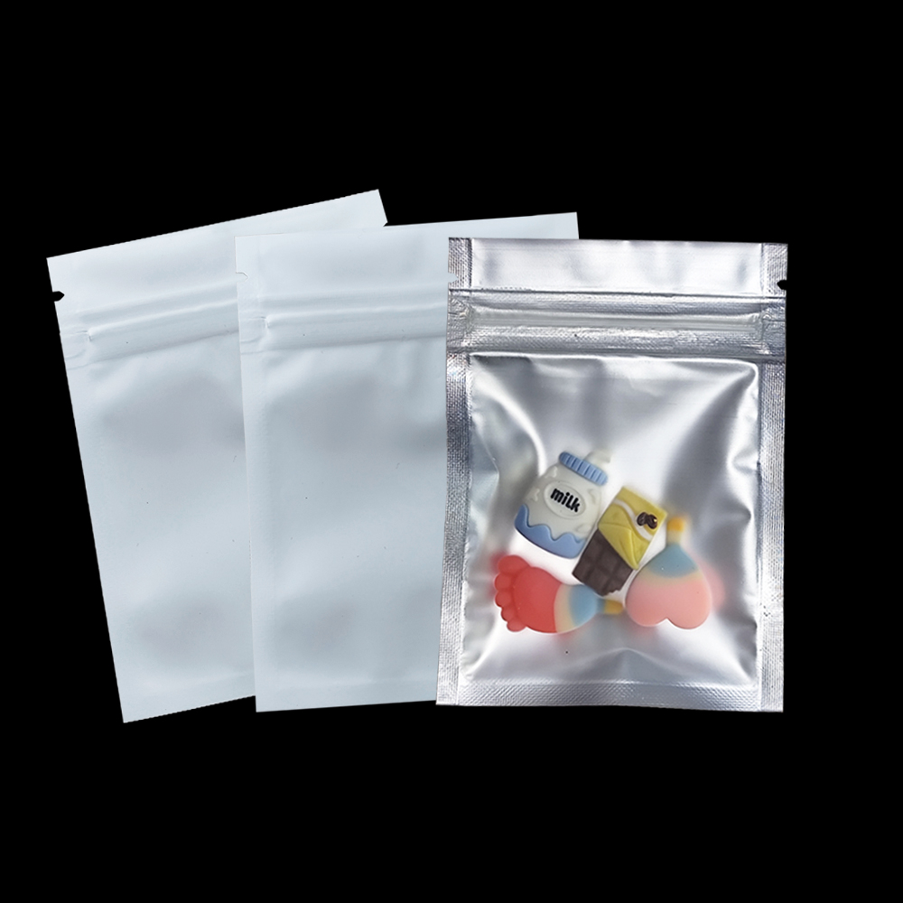 Food Storage Mylar Bags - 100 قطعة/الوحدة ماتي واضح البريدي قفل