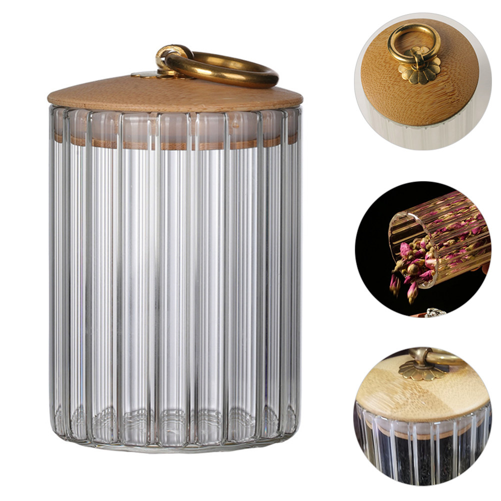 Food Storage Glass Jar - أوعية تخزين زجاجية محكمة الإغلاق للشاي