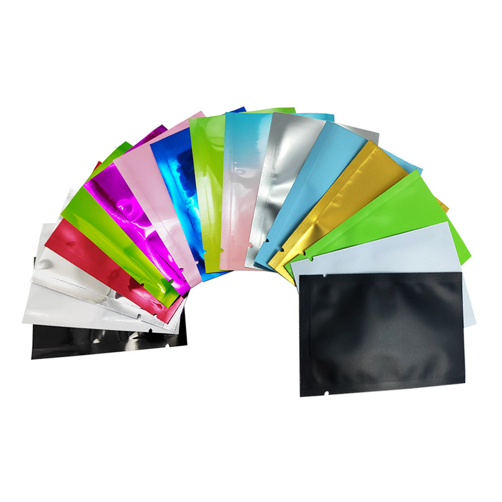 Food Storage Mylar Bags - 200 قطعة التجزئة مفتوحة الأعلى مايلر