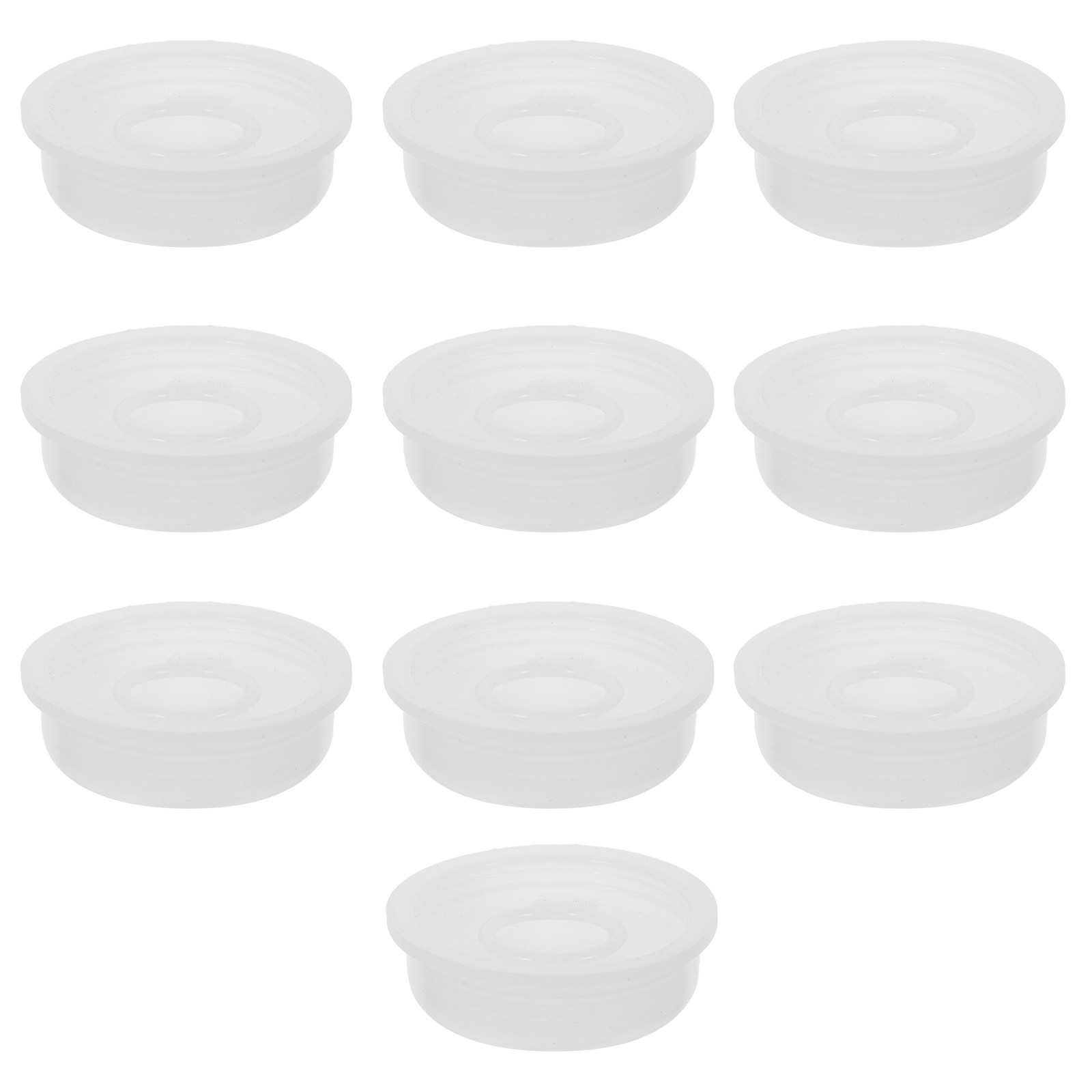 Food Storage Plastic - 10 قطع أغطية بلاستيكية لتخزين المواد