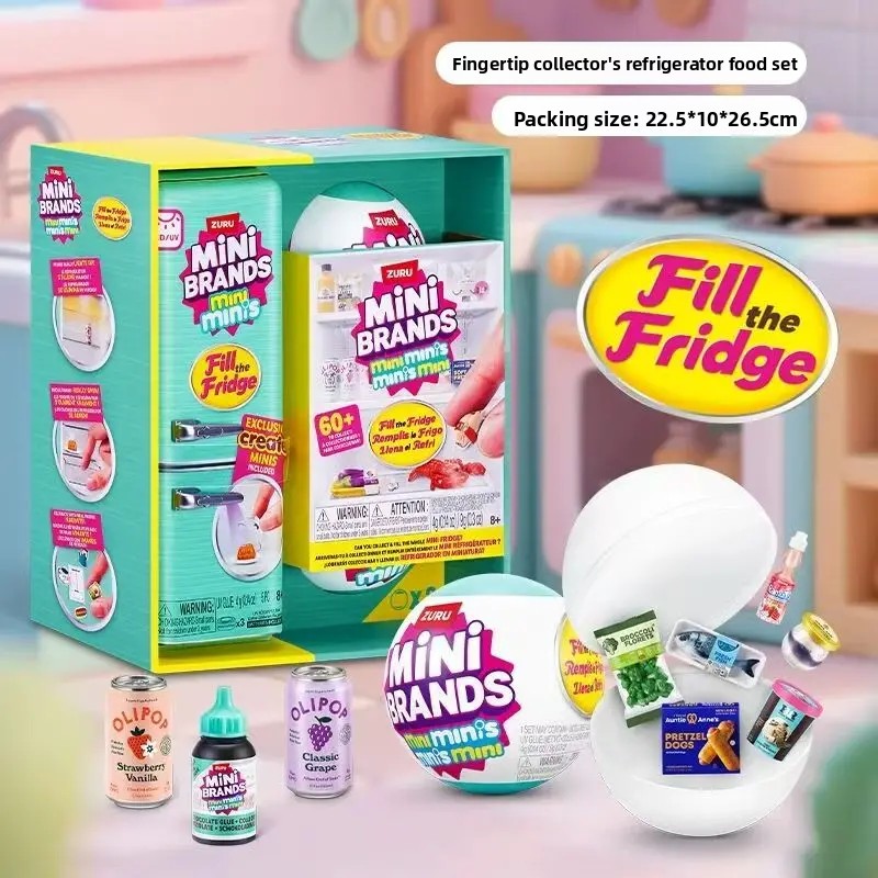 Food Storage Kits - صندوق مفاجآت ميني براندز لملء الثلاجة،