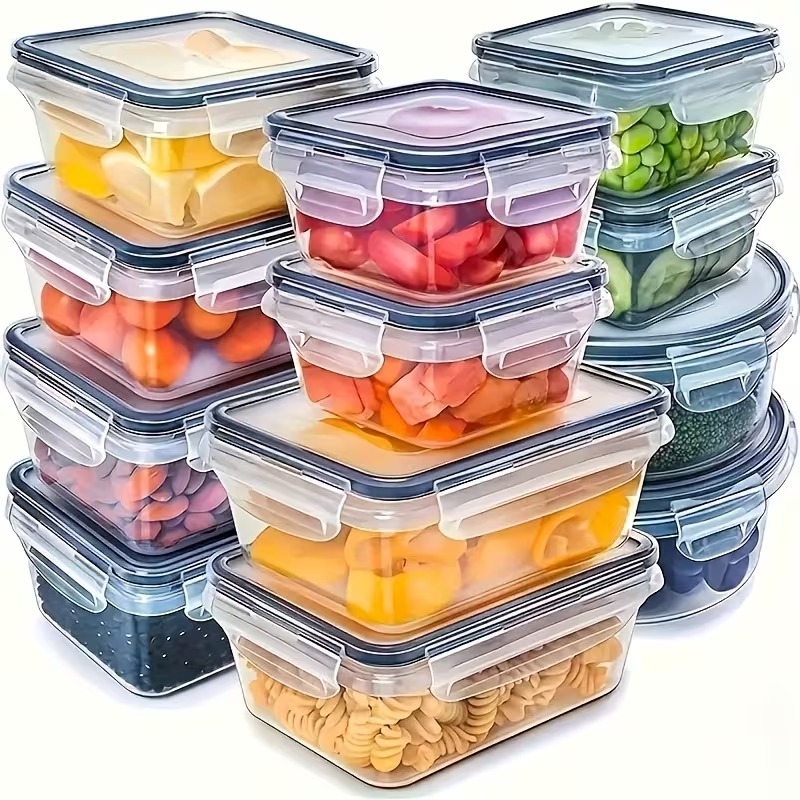 Food Storage Heat - حاويات تخزين طعام شفافة من 4