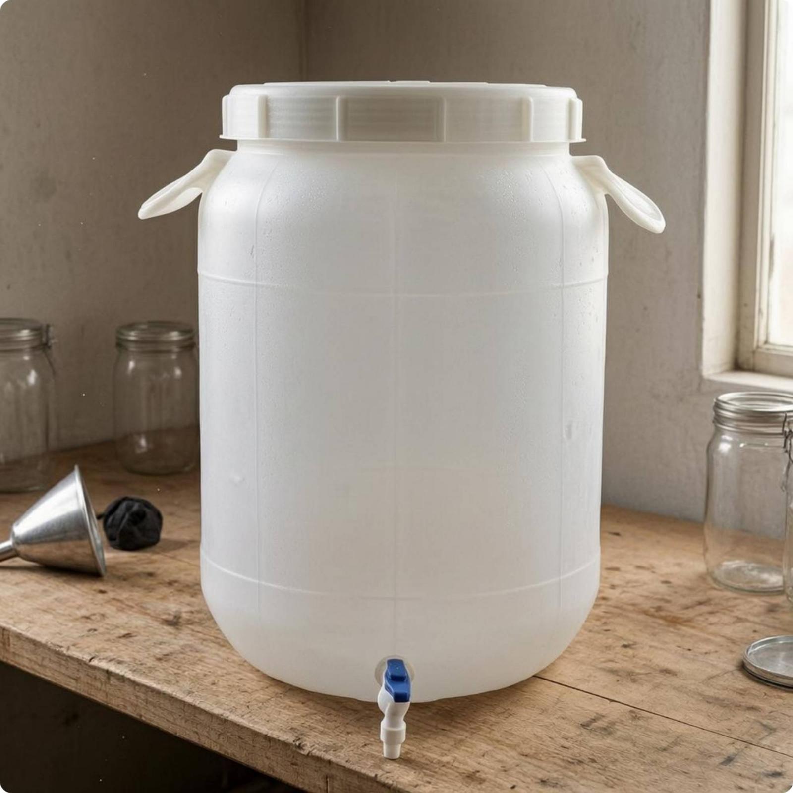 Food Storage And - برميل تخزين بلاستيكي متين وسميك من