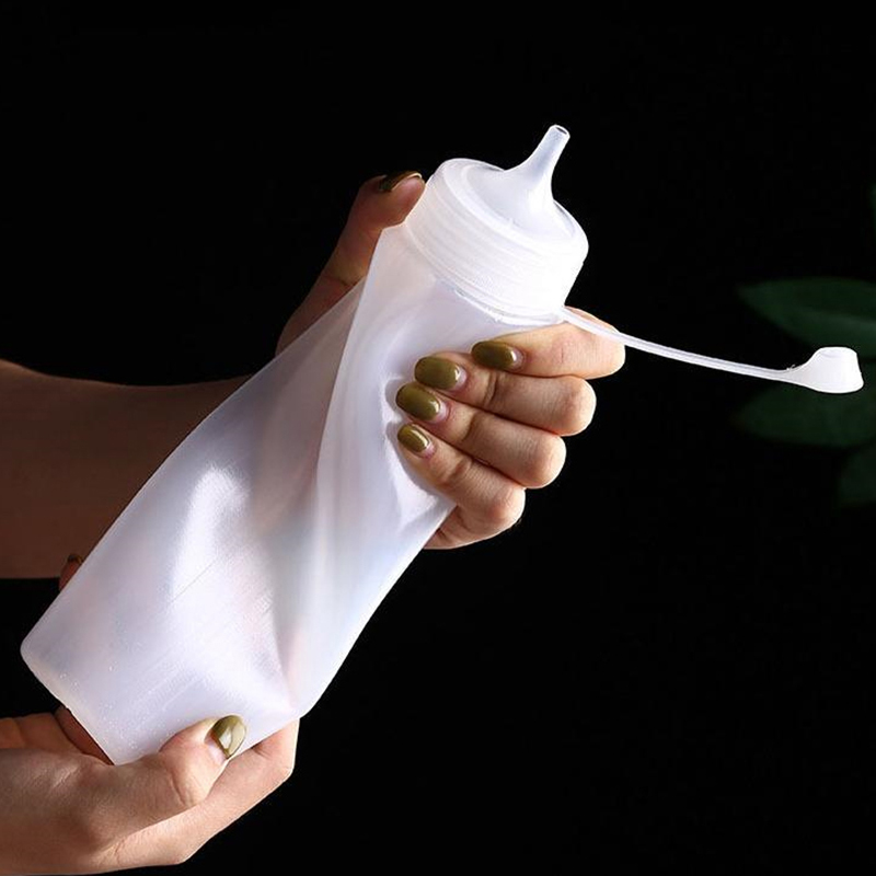 Condiment Squeeze Bottle - 350/450/600 مللي ضغط زجاجات الصلصة موزع