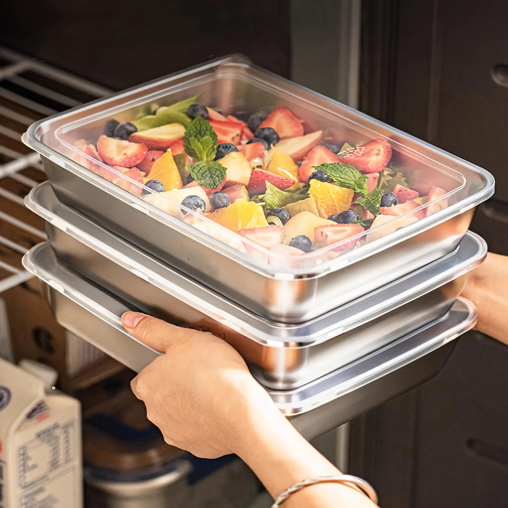 Food Storage For Camping - 3 قطع من حاويات الطعام المصنوعة