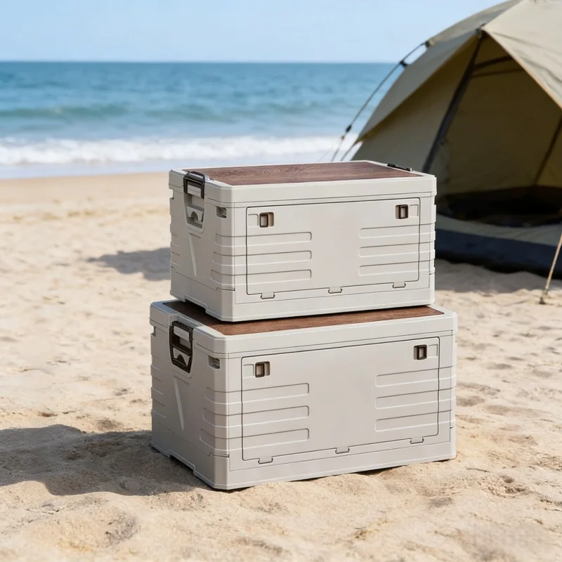Food Storage For Camping - صندوق تخزين للسيارة قابل للطي للتخييم