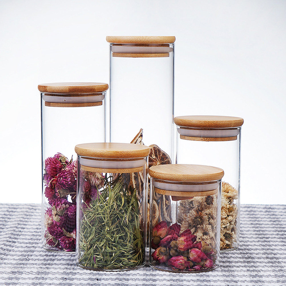 Food Storage Glass Jar - وعاء زجاجي محكم الإغلاق سعة 1800