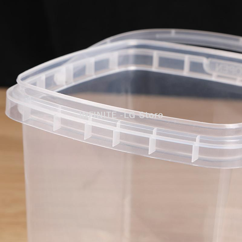 10 قطع من الدلاء البلاستيكية س - مراجعة Food Storage Plastic وسعره