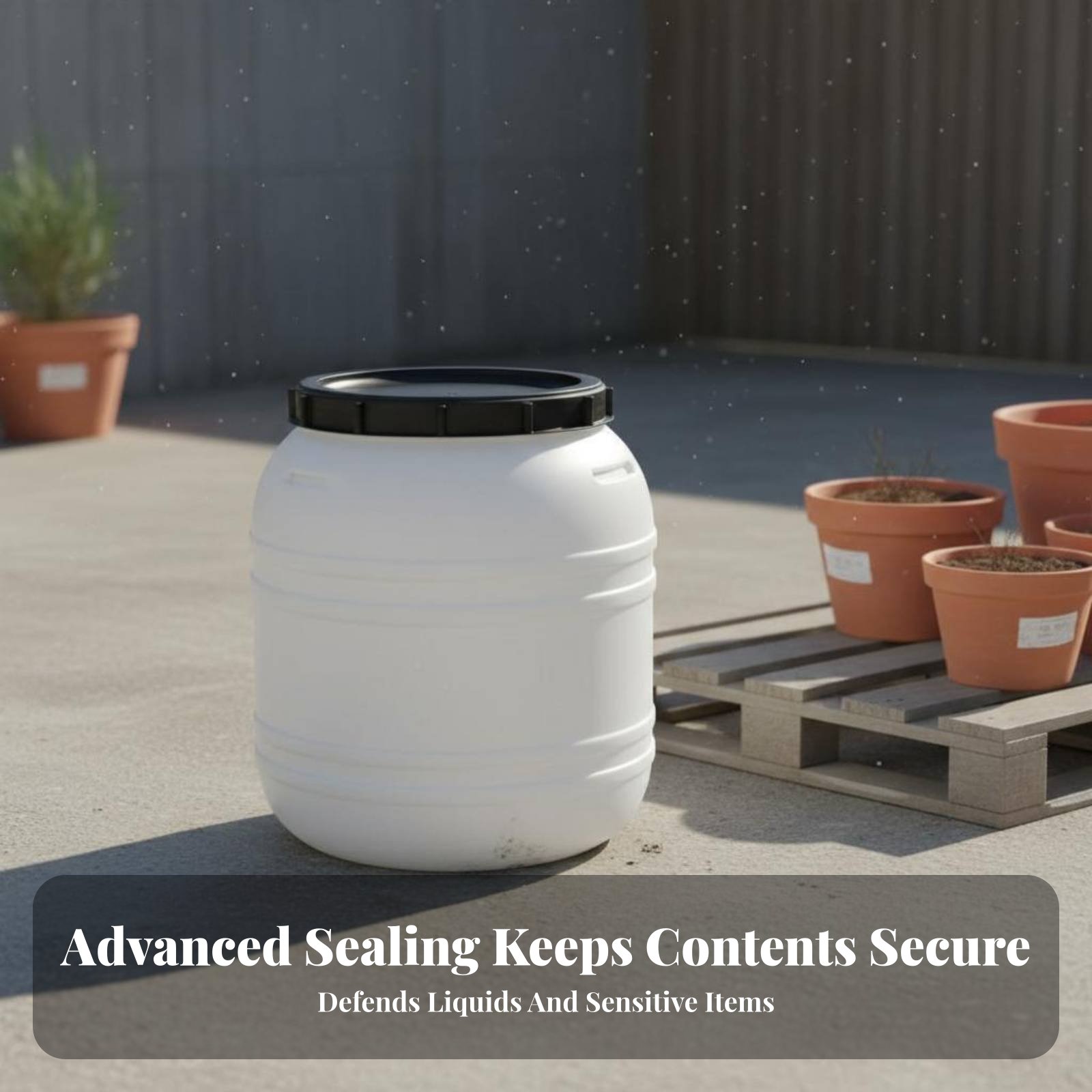 برميل بلاستيكي لحفظ الطعام بدر - مراجعة Food Storage Plastic وسعره