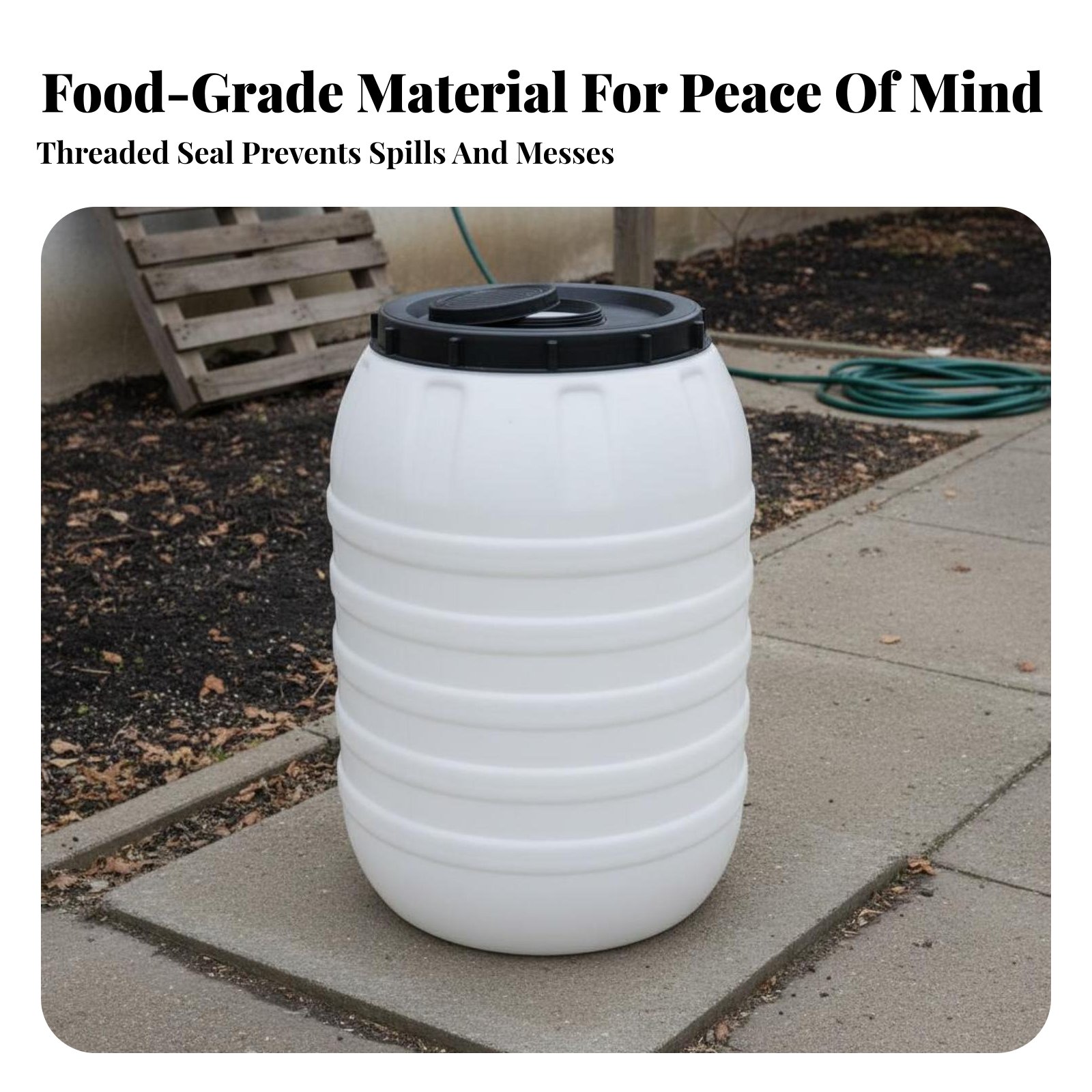 برميل بلاستيكي لحفظ الطعام بدر - مراجعة Food Storage Plastic وسعره