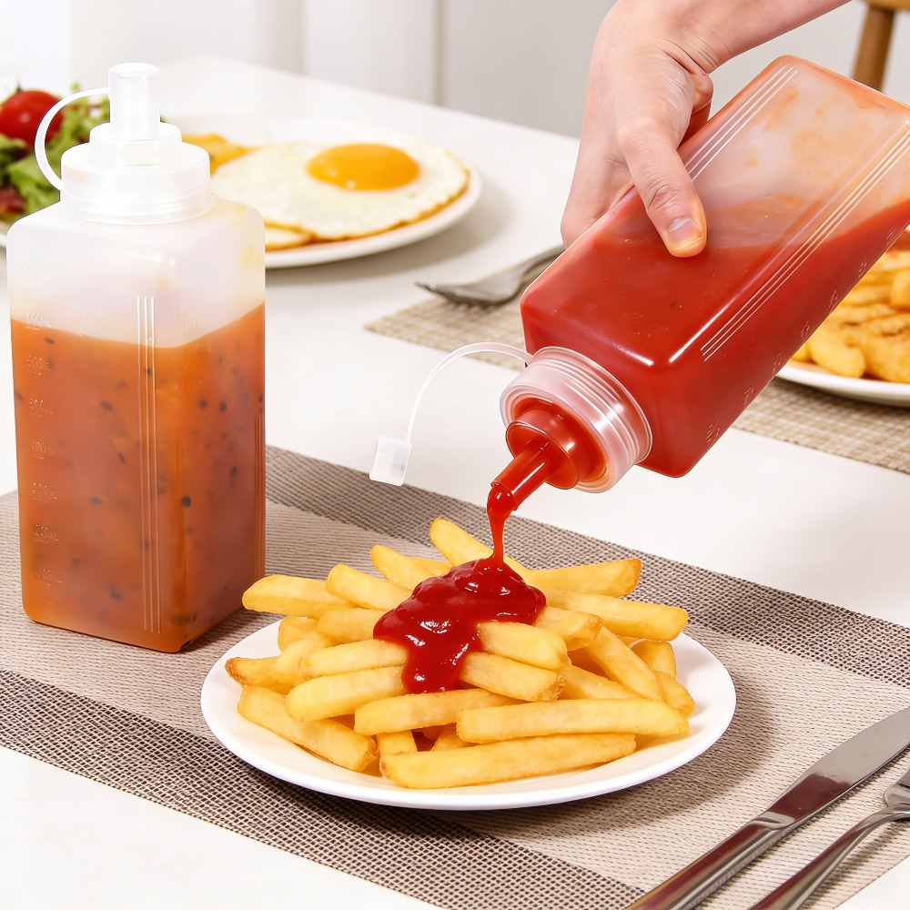 زجاجة صلصة قابلة للضغط سعة 100 - مراجعة Condiment Squeeze Bottle وسعره