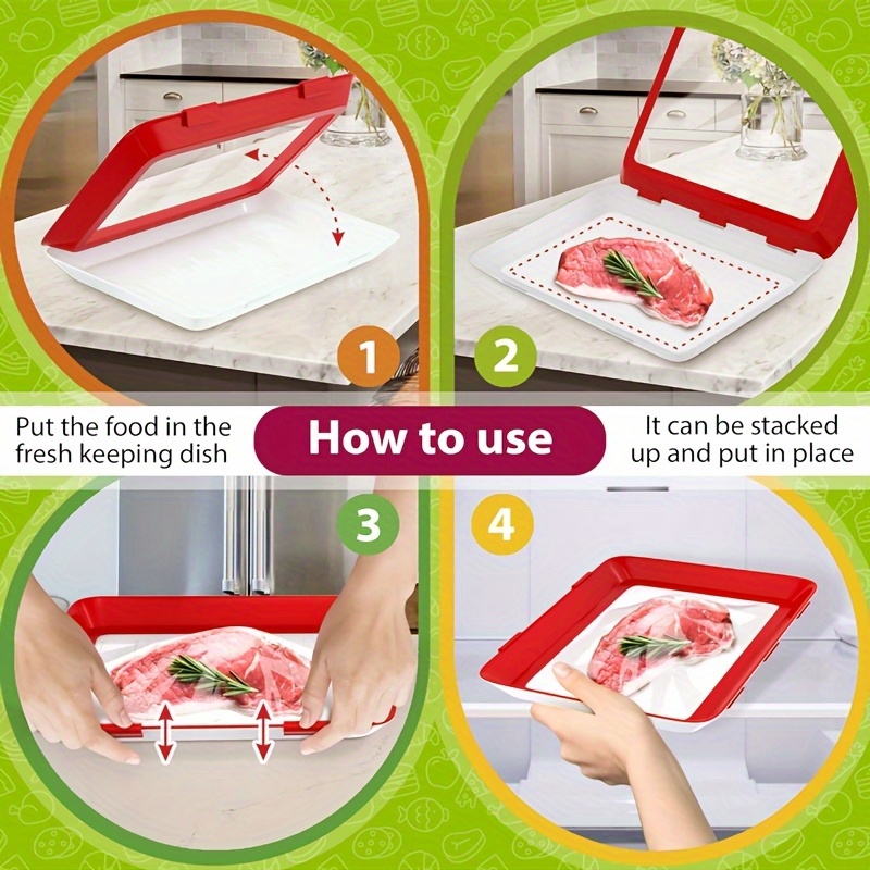 صينية حفظ الطعام قابلة لإعادة  - مراجعة Food Storage And Safety وسعره