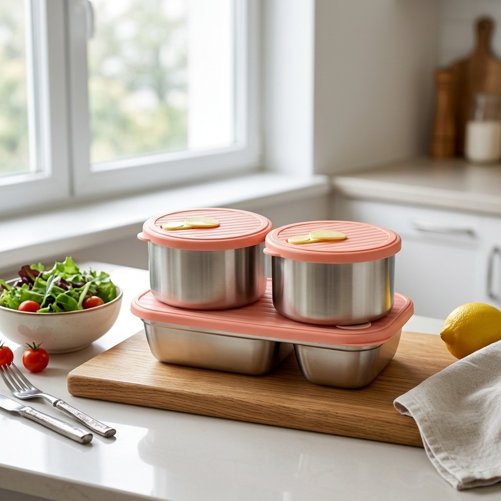 صندوق غداء آمن للميكروويف من ا - مراجعة Food Storage Kits وسعره