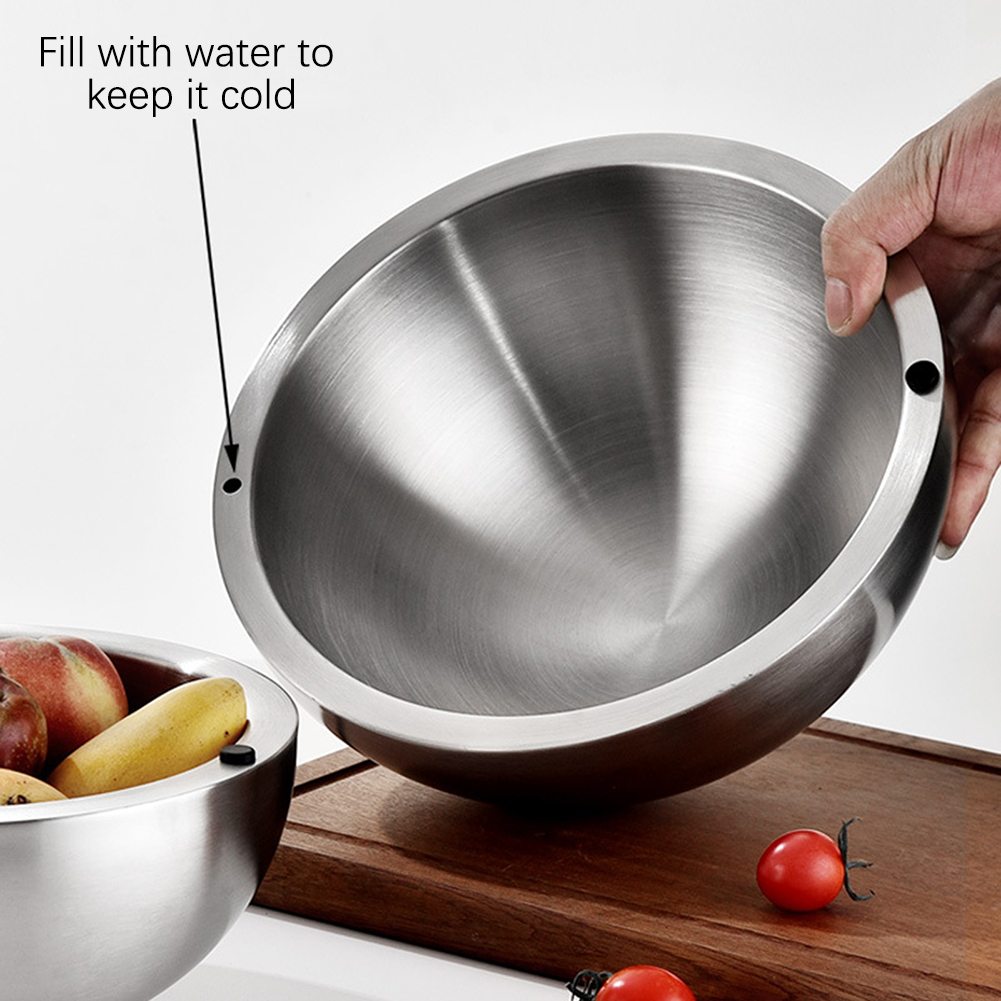 304 أطباق خلط سلطة سميكة من ال - مراجعة Food Storage Heat وسعره