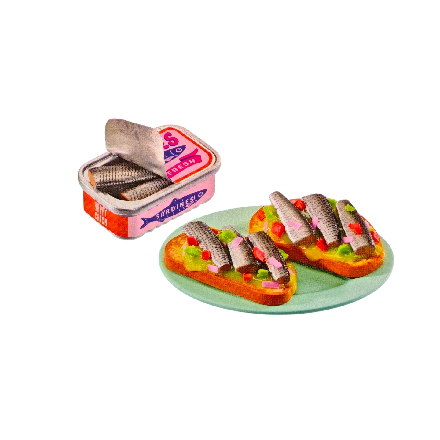 جديد ورائج أصلي MGA Miniverse  - مراجعة Food Storage Kits وسعره