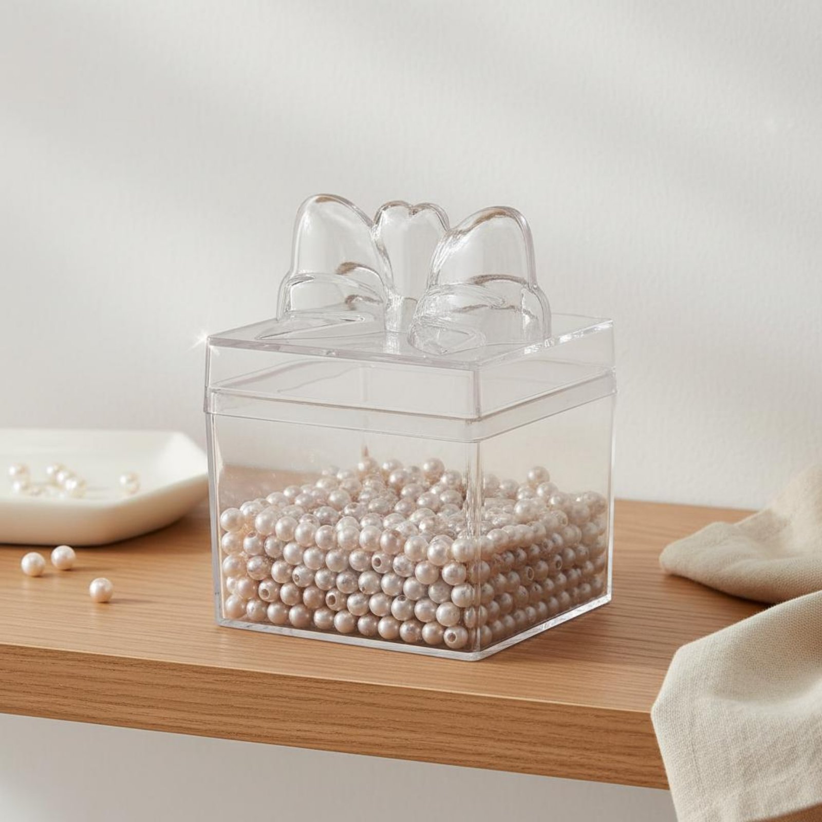 صندوق حلوى بلاستيكي شفاف مع شر - مراجعة Food Storage Plastic وسعره