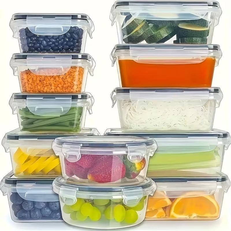 حاويات تخزين طعام شفافة من 4 ق - مراجعة Food Storage Heat وسعره