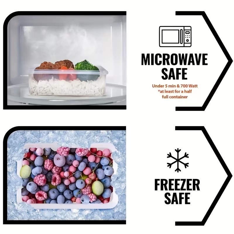 حاويات تخزين طعام شفافة من 4 ق - مراجعة Food Storage Heat وسعره