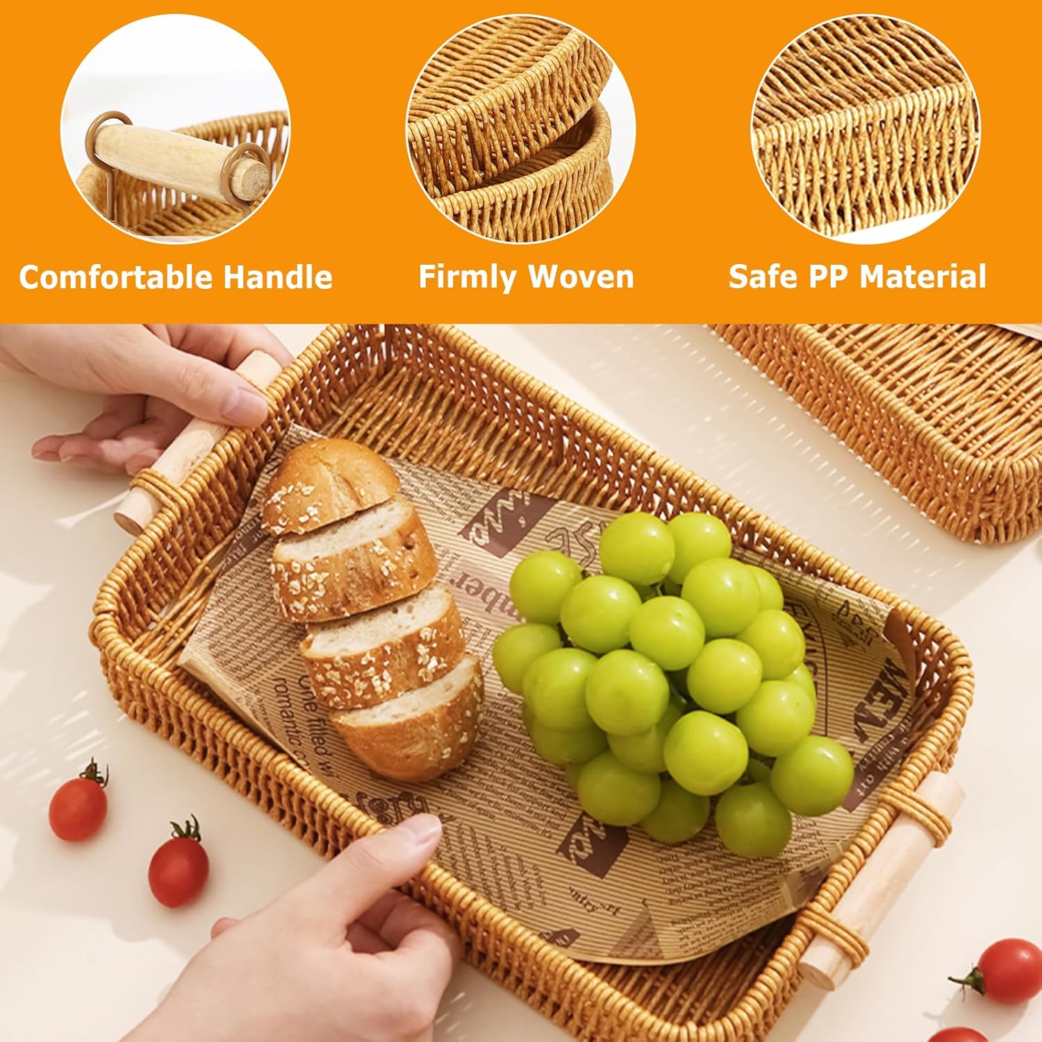 صينية من الخيزران مستطيلة الشك - مراجعة Food Storage Restaurant وسعره