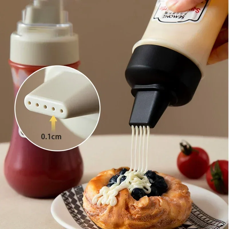 350 مللي 5 حفرة زجاجات ضغط زجا - مراجعة Condiment Squeeze Bottle وسعره