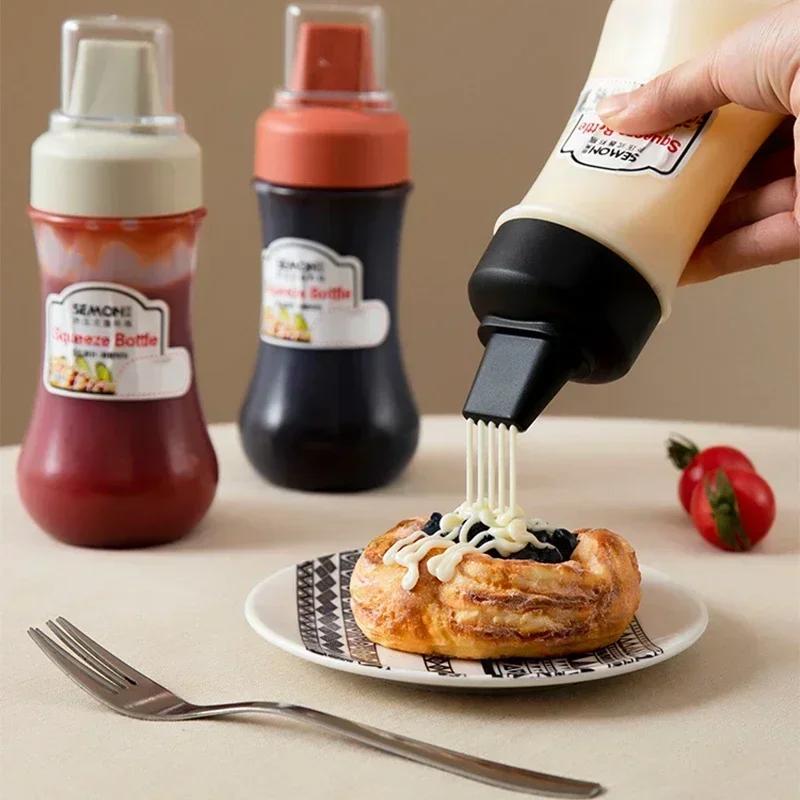 350 مللي 5 حفرة زجاجات ضغط زجا - مراجعة Condiment Squeeze Bottle وسعره