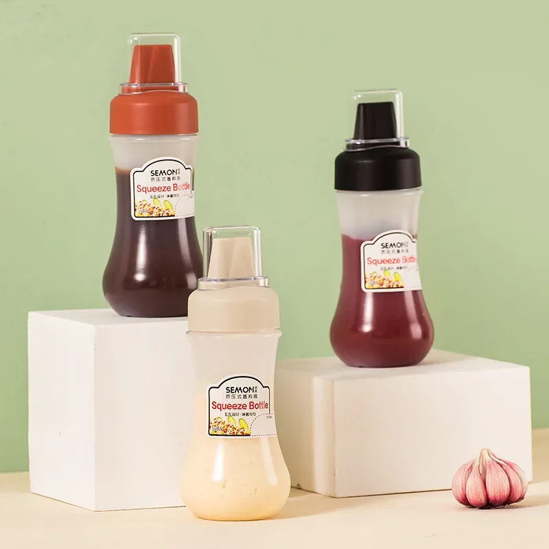 350 مللي 5 حفرة زجاجات ضغط زجا - مراجعة Condiment Squeeze Bottle وسعره
