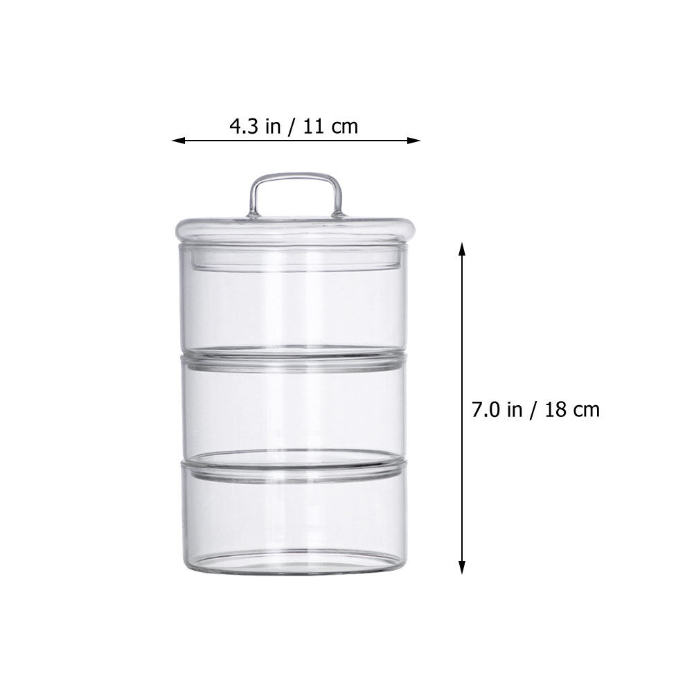 طقم وعاء تخزين زجاجي شفاف للسل - مراجعة Food Storage Glass Jar وسعره