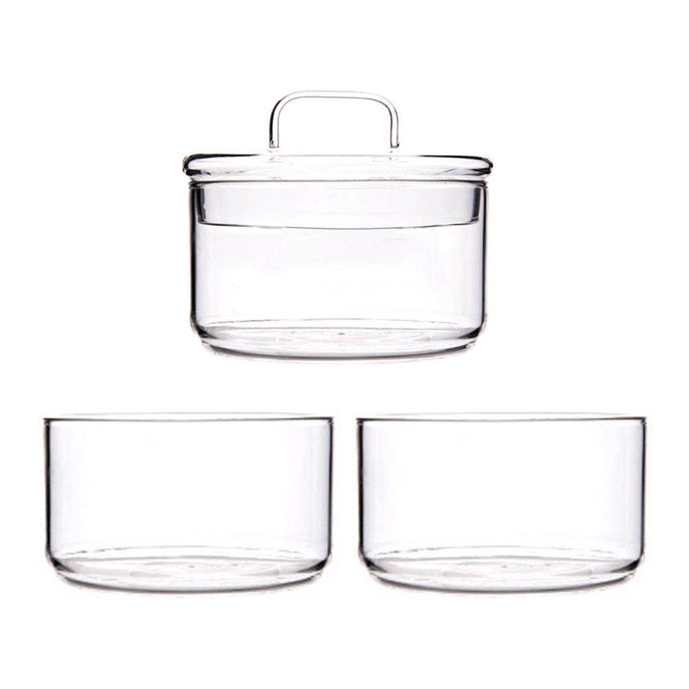 طقم وعاء تخزين زجاجي شفاف للسل - مراجعة Food Storage Glass Jar وسعره