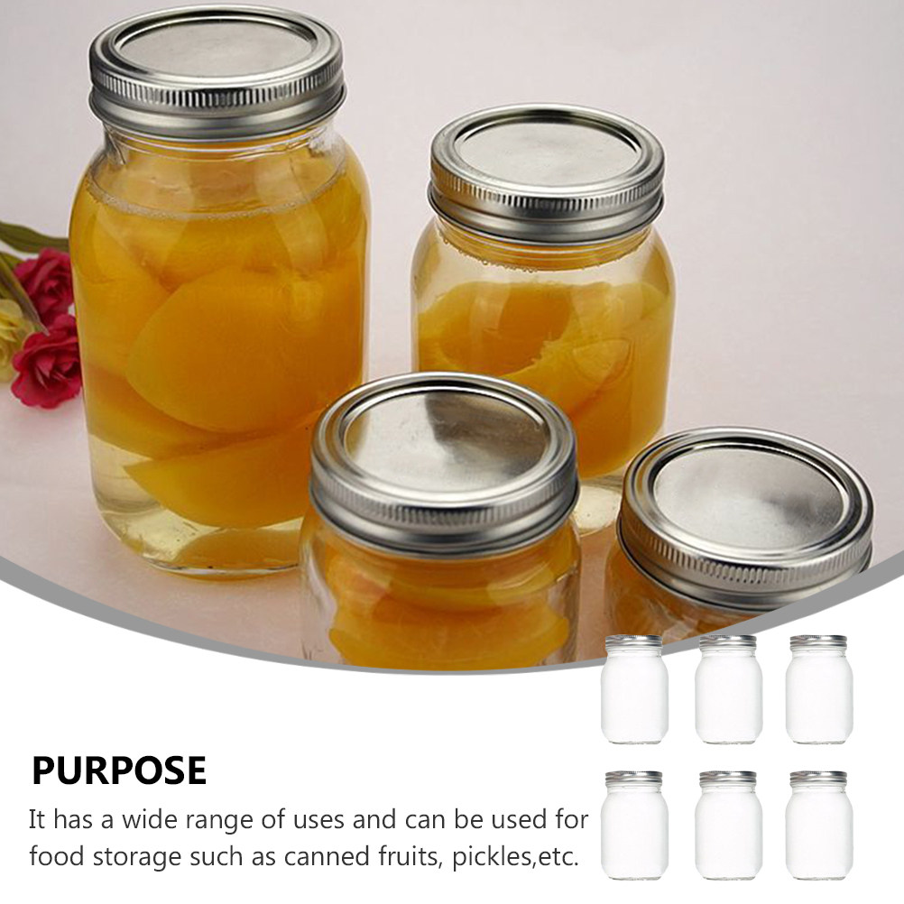 6 قطع من الأوعية الزجاجية الشف - مراجعة Food Storage Glass Jar وسعره