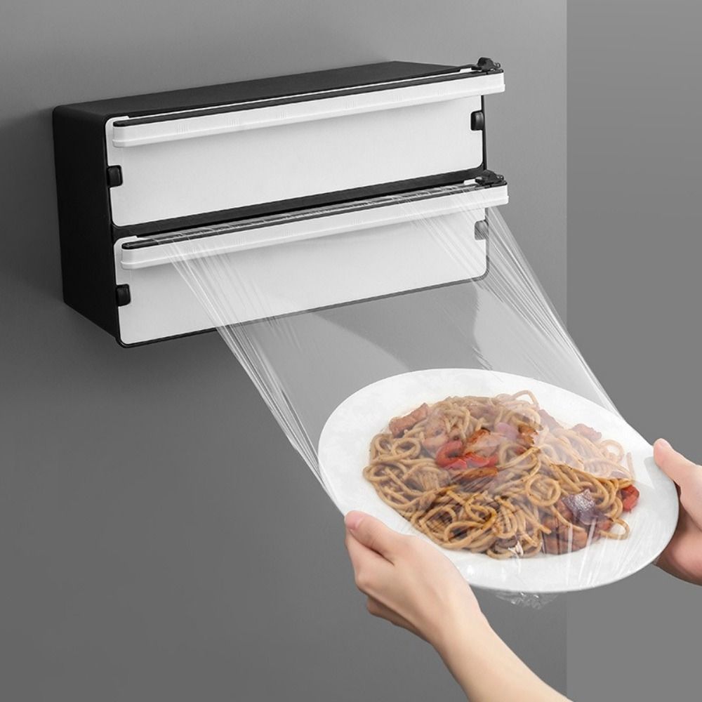 موزع وقاطع أغشية الطعام 2 في 1 - مراجعة Food Storage And Safety وسعره