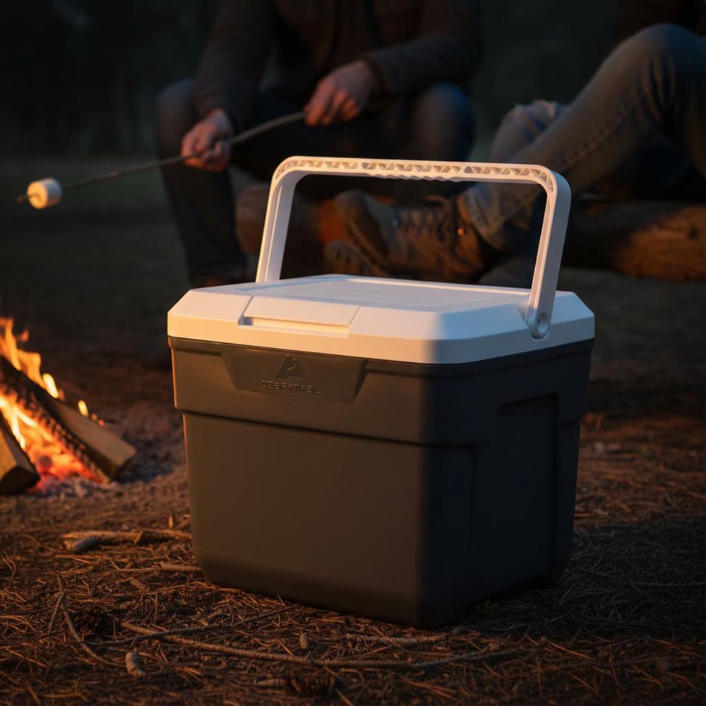 صندوق تبريد محمول مع عجلات سعة - مراجعة Food Storage For Camping وسعره