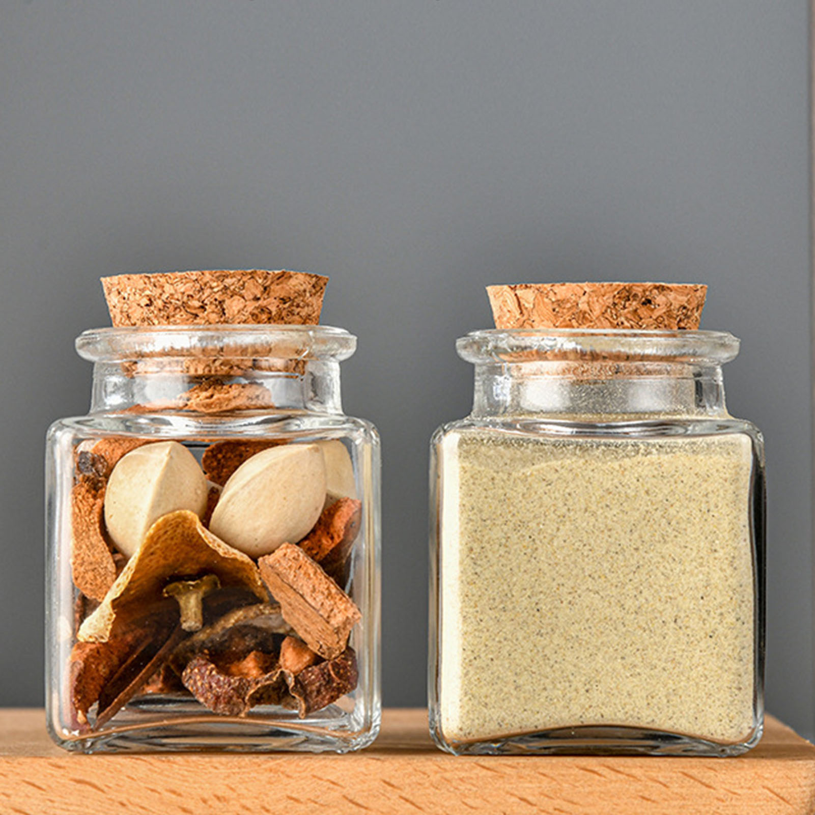 1/5/10 قطعة برطمانات تخزين زجا - مراجعة Food Storage Glass Jar وسعره