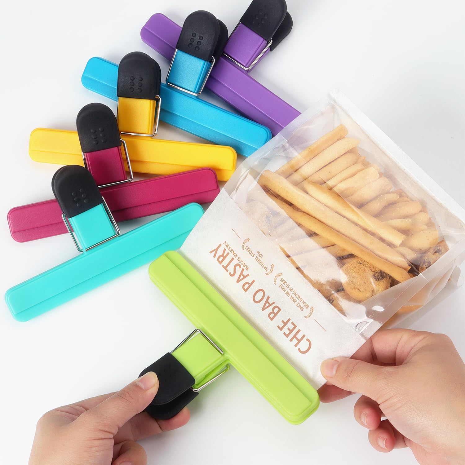 3-12 قطعة متعددة الأغراض مشبك  - مراجعة Food Storage Utensils وسعره