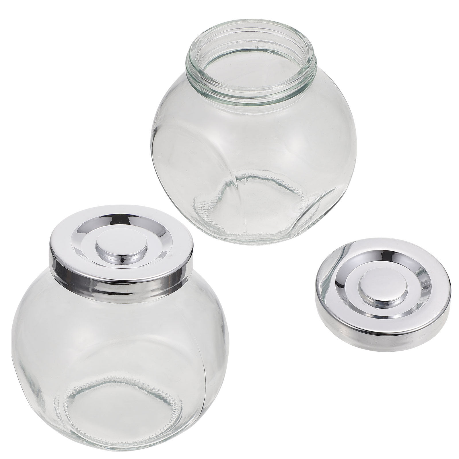 زجاجتان لتخزين مربى الفواكه، أ - مراجعة Food Storage Glass Jar وسعره