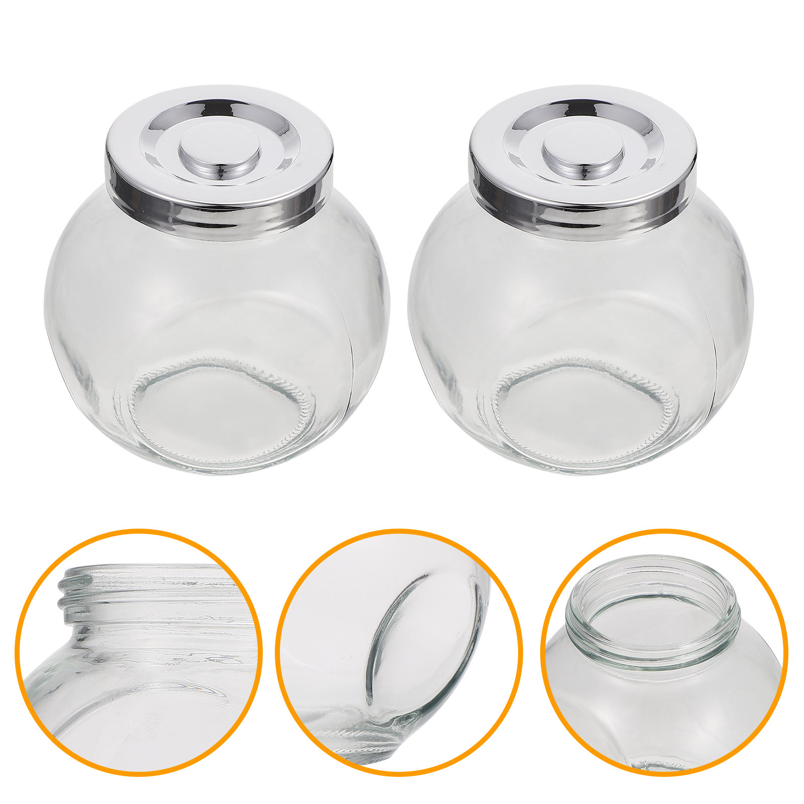 زجاجتان لتخزين مربى الفواكه، أ - مراجعة Food Storage Glass Jar وسعره