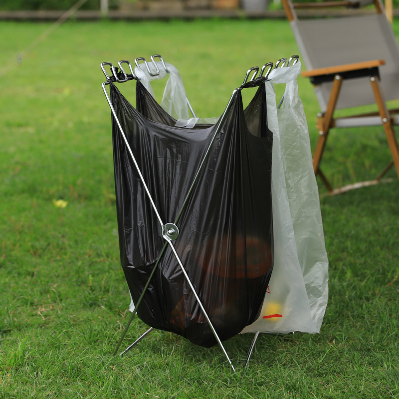 حامل أكياس القمامة المحمول الق - مراجعة Food Storage For Camping وسعره