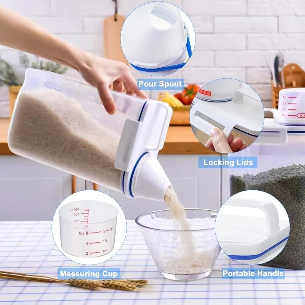 حاوية تخزين الطعام الجاف من ال - مراجعة Food Storage Heat وسعره
