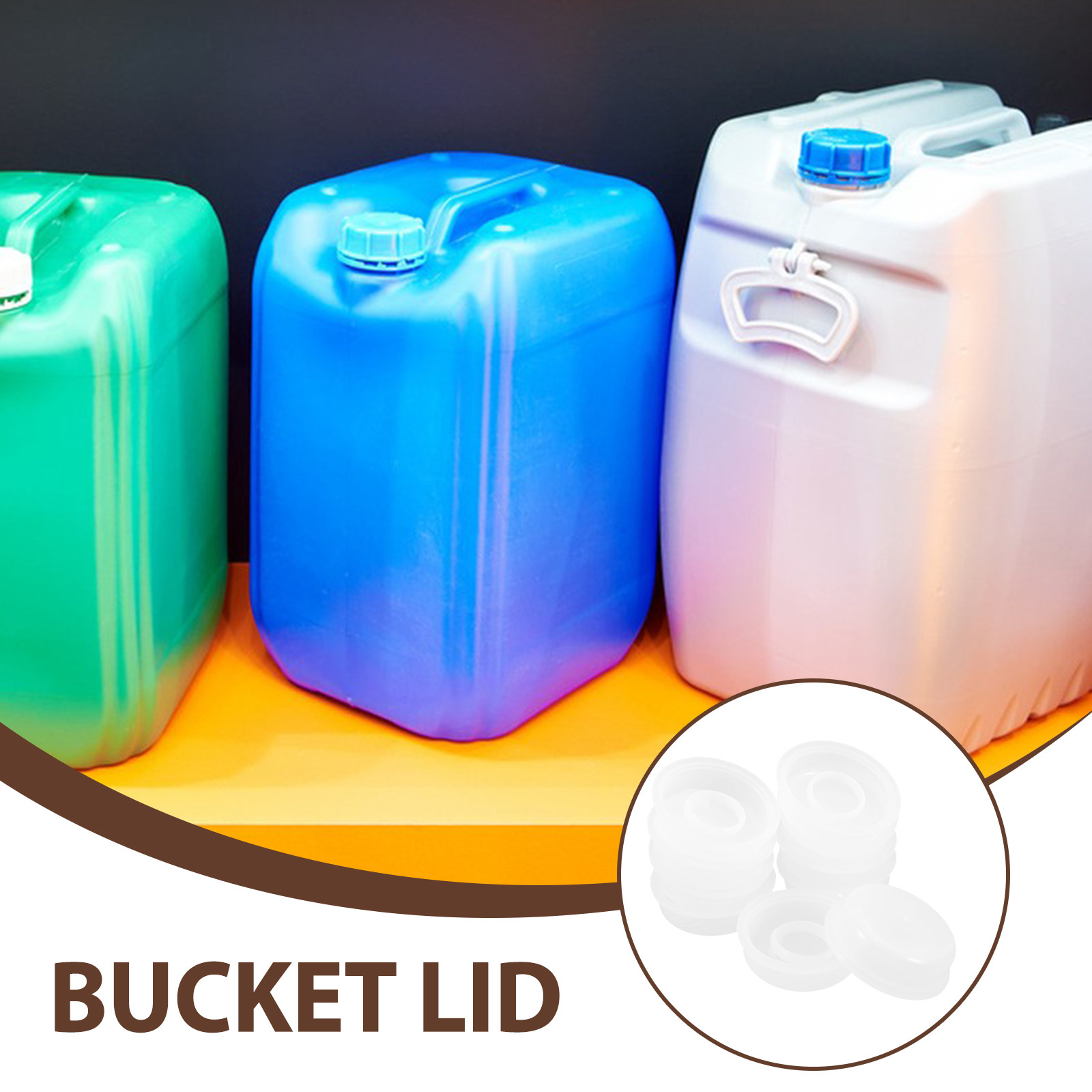 10 قطع أغطية بلاستيكية لبراميل - مراجعة Food Storage Plastic وسعره