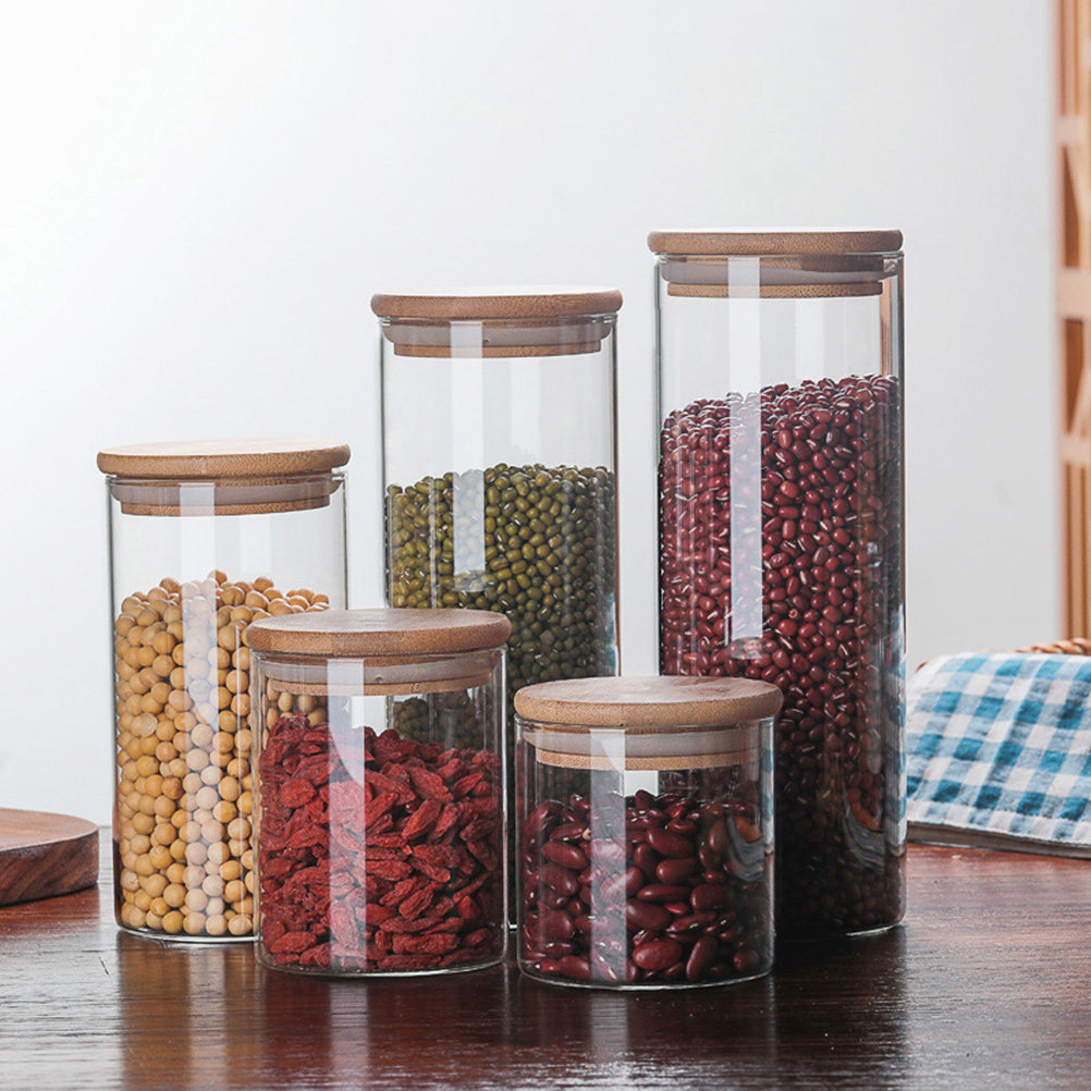 وعاء زجاجي محكم الإغلاق سعة 18 - مراجعة Food Storage Glass Jar وسعره